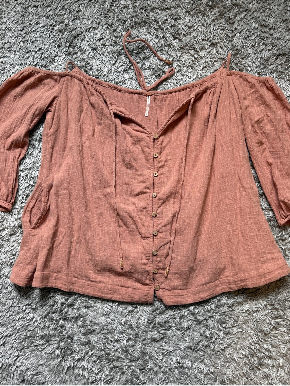 Free People Stealin' Hearts Cotton Tunic - Picture 2 of 8